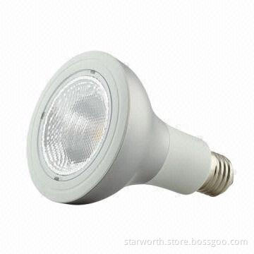 LED Light, Par30, 12W Power, 80Ra CRI, 2,700 to 5,700K CCT, 80lm/W, CB-/CE-/RoHS-marked